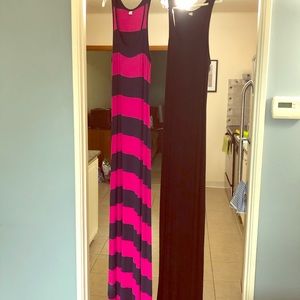 two Old Navy maxi dresses